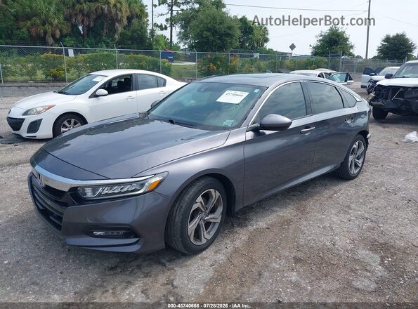 1HGCV1F46LA066518 2020 HONDA ACCORD Gray Передня ліва чверть