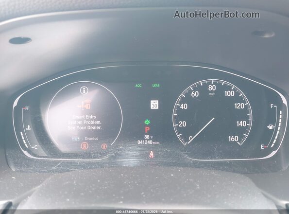 1HGCV1F46LA066518 2020 HONDA ACCORD Gray Вид задніх сидінь