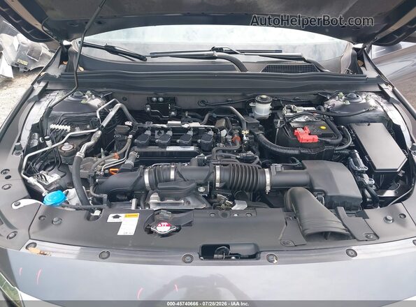 1HGCV1F46LA066518 2020 HONDA ACCORD Gray Вид ззаду