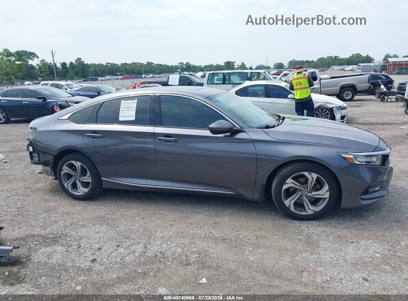 1HGCV1F46LA066518 2020 HONDA ACCORD Gray Вид задньої частини салону