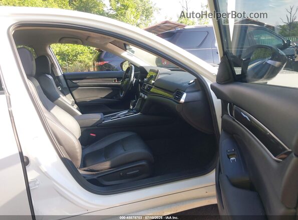 1HGCV1F46MA009916 2021 HONDA ACCORD Белый Вид салона спереди