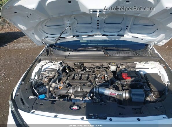 1HGCV1F46MA009916 2021 HONDA ACCORD Белый Вид сзади
