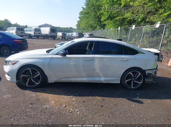 1HGCV1F46MA009916 2021 HONDA ACCORD Белый Панорамный вид салона 360°