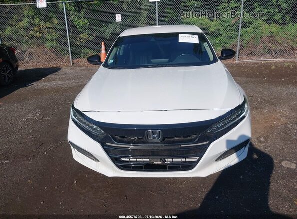 1HGCV1F46MA009916 2021 HONDA ACCORD Белый Вид щитка приборов