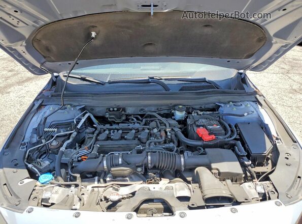1HGCV1F46MA077696 2021 HONDA ACCORD Серый Вид задней части салона