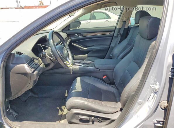 1HGCV1F46MA077696 2021 HONDA ACCORD Серый Вид салона спереди