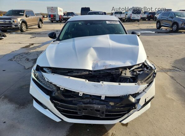 1HGCV1F46NA079823 2022 HONDA ACCORD White Вид спереду