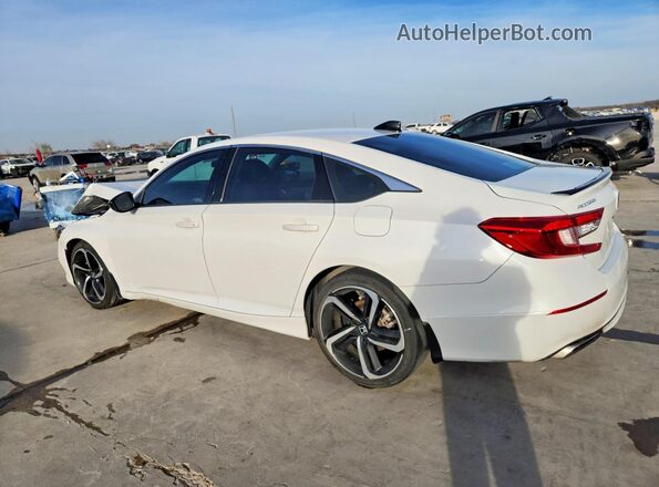 1HGCV1F46NA079823 2022 HONDA ACCORD White Задня ліва чверть