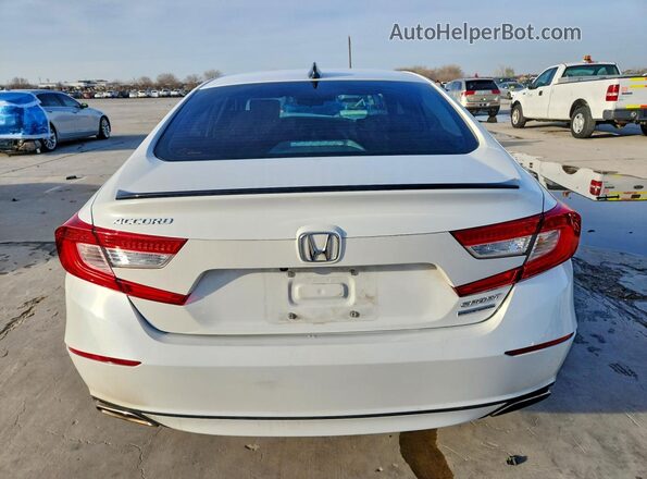 1HGCV1F46NA079823 2022 HONDA ACCORD White Вид ззаду