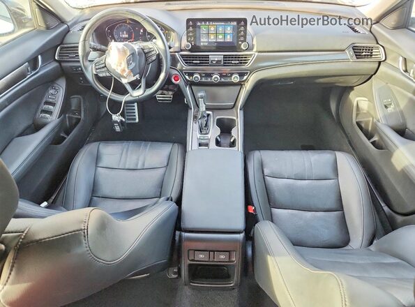 1HGCV1F46NA079823 2022 HONDA ACCORD White Вид панелі приладів
