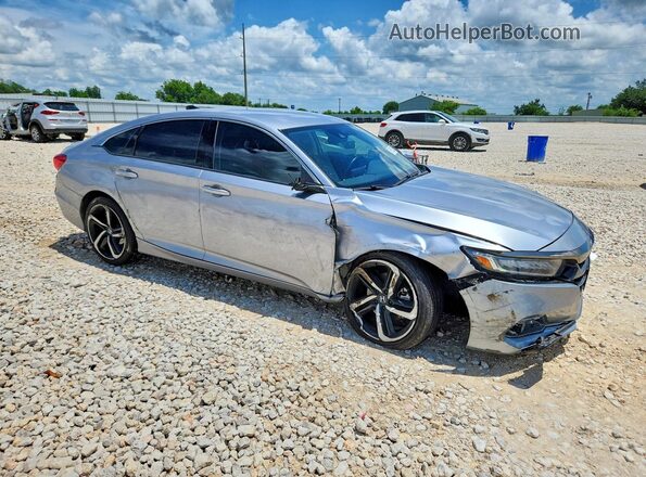 1HGCV1F46NA091731 2022 HONDA ACCORD Silver Front right