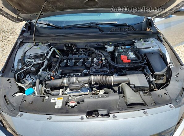 1HGCV1F46NA091731 2022 HONDA ACCORD Silver Rear interior view