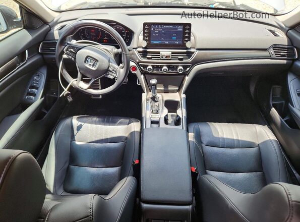1HGCV1F46NA091731 2022 HONDA ACCORD Silver Dashboard view