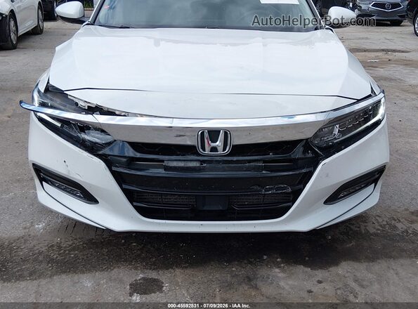 1HGCV1F47JA099962 2018 HONDA ACCORD White წინა ხედი