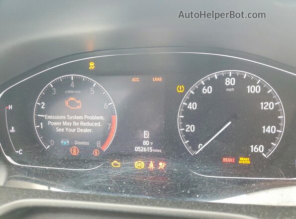 1HGCV1F47JA219730 2018 HONDA ACCORD Beige Սարքավորումների վահանակի տեսք