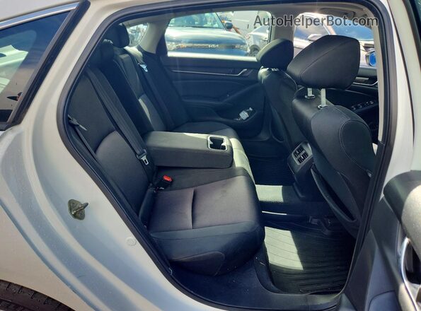 1HGCV1F47KA089563 2019 HONDA ACCORD White უკანა სავარძლების ხედი