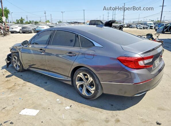 1HGCV1F47LA103768 2020 HONDA ACCORD Silver Задня ліва чверть