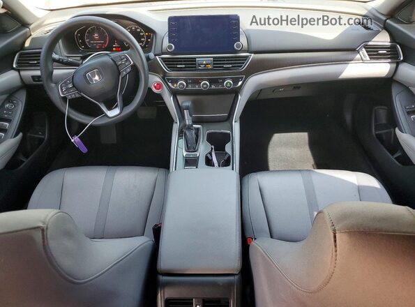 1HGCV1F47LA103768 2020 HONDA ACCORD Silver Вид панелі приладів