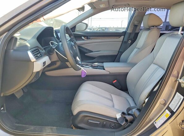 1HGCV1F47LA103768 2020 HONDA ACCORD Silver Вид салону спереду