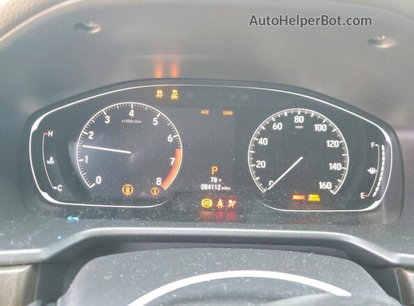1HGCV1F47LA103768 2020 HONDA ACCORD Silver Вид щитка приладів