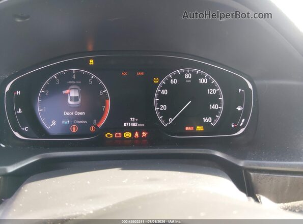 1HGCV1F47LA117668 2020 HONDA ACCORD Gray Vista de los asientos traseros