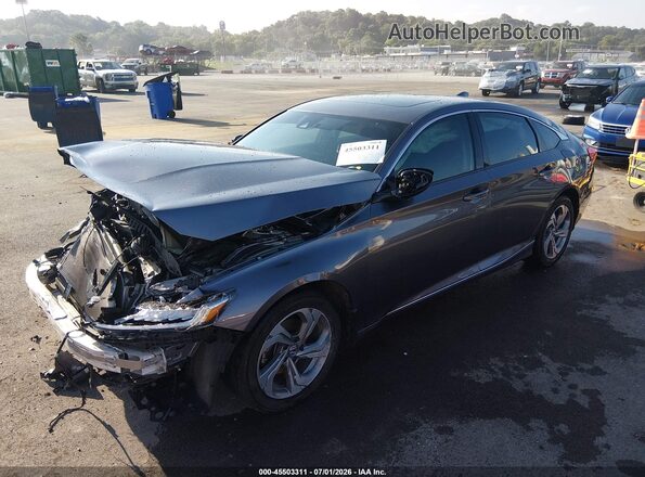 1HGCV1F47LA117668 2020 HONDA ACCORD Gray Vista tres cuartos delantera izquierda