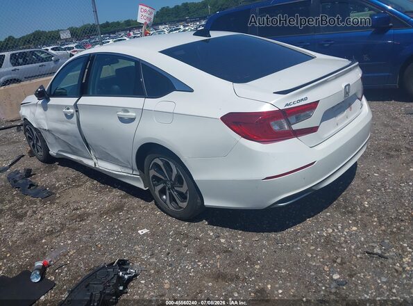 1HGCV1F47MA071776 2021 HONDA ACCORD White Rear left