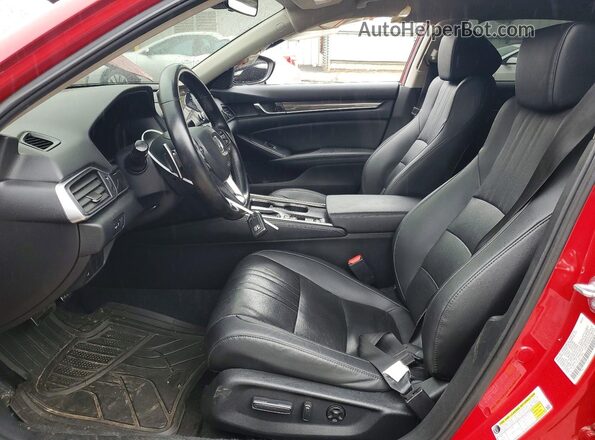 1HGCV1F47MA078680 2021 HONDA ACCORD Red წინა სალონის ხედი