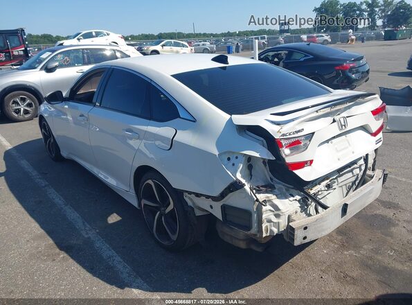 1HGCV1F47MA094412 2021 HONDA ACCORD White Tył lewy