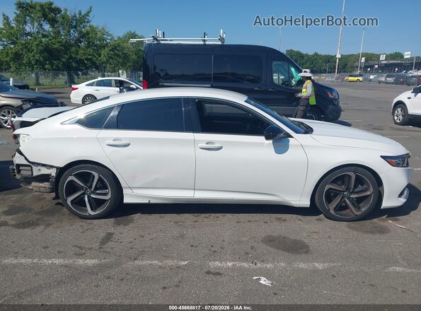 1HGCV1F47MA094412 2021 HONDA ACCORD White Widok wnętrza z tyłu