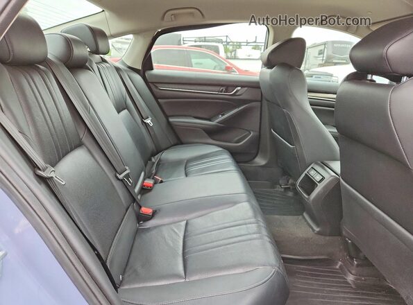 1HGCV1F47NA027391 2022 HONDA ACCORD Blue Հետևի նստատեղերի տեսք