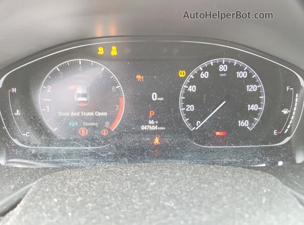 1HGCV1F47NA027391 2022 HONDA ACCORD Blue Սարքավորումների վահանակի տեսք