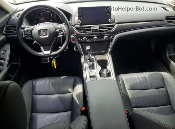 1HGCV1F47NA071830 2022 HONDA ACCORD Gray Առջևի վահանակի տեսք