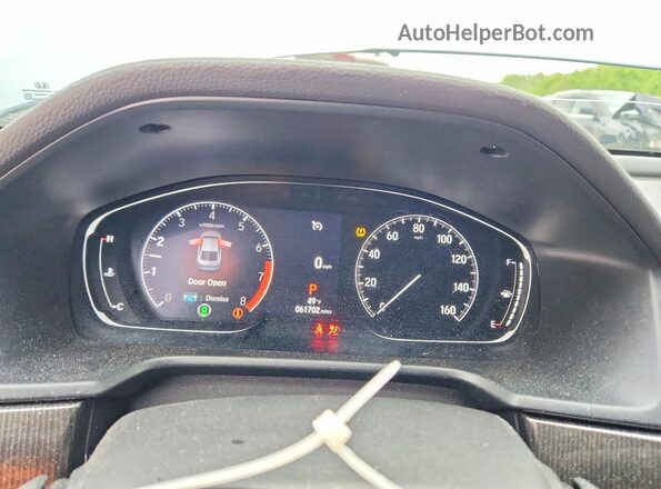 1HGCV1F47NA074212 2022 HONDA ACCORD Blue Widok zestawu wskaźników