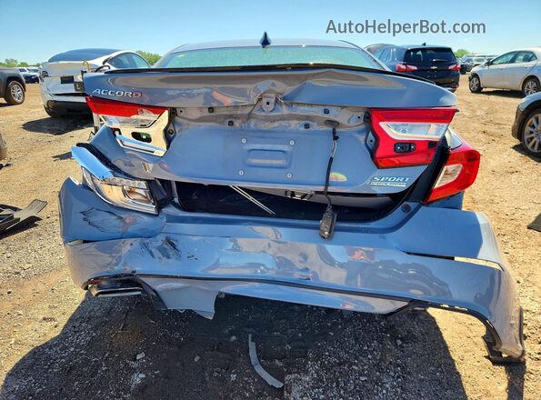 1HGCV1F47NA090538 2022 HONDA ACCORD Серый Вид сзади