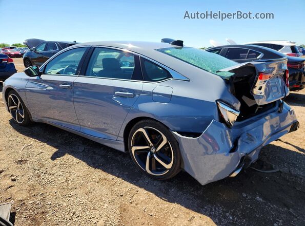 1HGCV1F47NA090538 2022 HONDA ACCORD Серый Задняя левая четверть