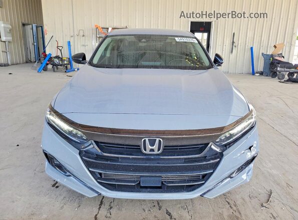 1HGCV1F47NA096162 2022 HONDA ACCORD Серый Вид спереди