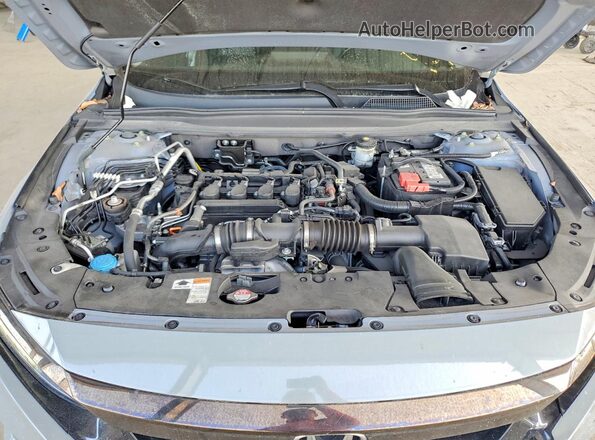 1HGCV1F47NA096162 2022 HONDA ACCORD Серый Вид задней части салона