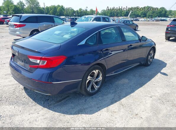 1HGCV1F48JA025790 2018 HONDA ACCORD Dark Blue Задняя правая четверть