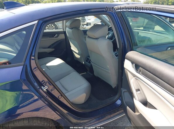 1HGCV1F48JA025790 2018 HONDA ACCORD Dark Blue Вид наклейки с VIN-кодом