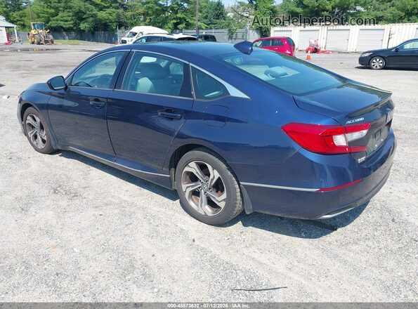 1HGCV1F48JA025790 2018 HONDA ACCORD Dark Blue Задняя левая четверть