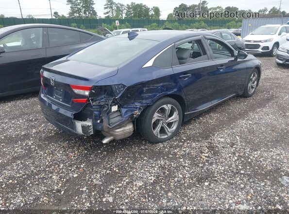 1HGCV1F48JA050575 2018 HONDA ACCORD Blue Rear right