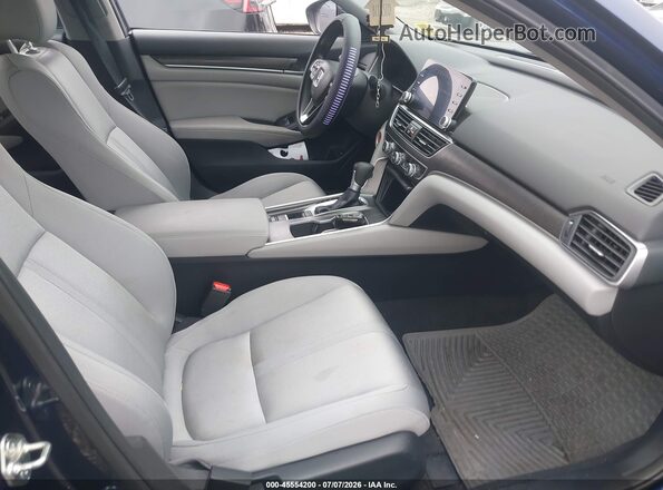 1HGCV1F48JA050575 2018 HONDA ACCORD Blue Front interior view