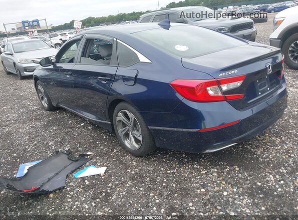 1HGCV1F48JA050575 2018 HONDA ACCORD Blue Rear left