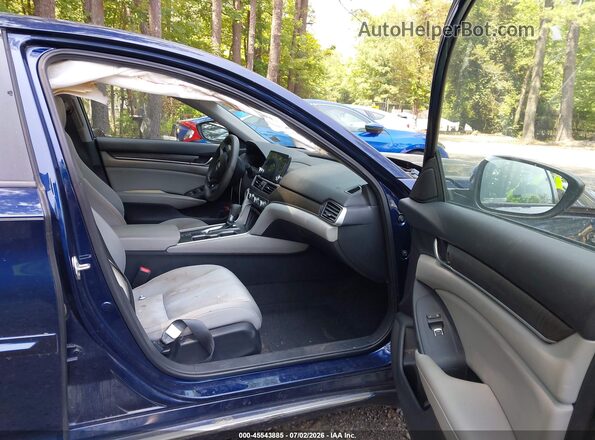 1HGCV1F48JA079137 2018 HONDA ACCORD Dark Blue Vista interior delantera