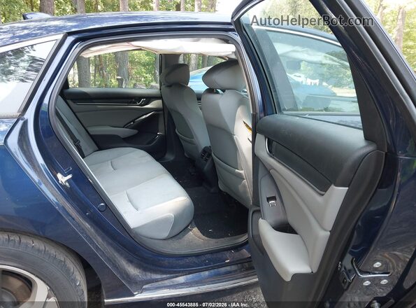 1HGCV1F48JA079137 2018 HONDA ACCORD Dark Blue Vista de la etiqueta del VIN