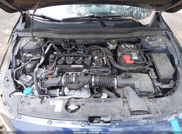 1HGCV1F48JA079137 2018 HONDA ACCORD Dark Blue Vista trasera