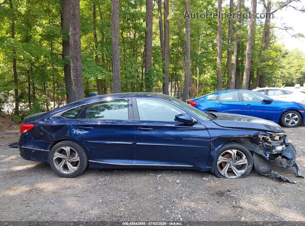 1HGCV1F48JA079137 2018 HONDA ACCORD Dark Blue Vista interior trasera