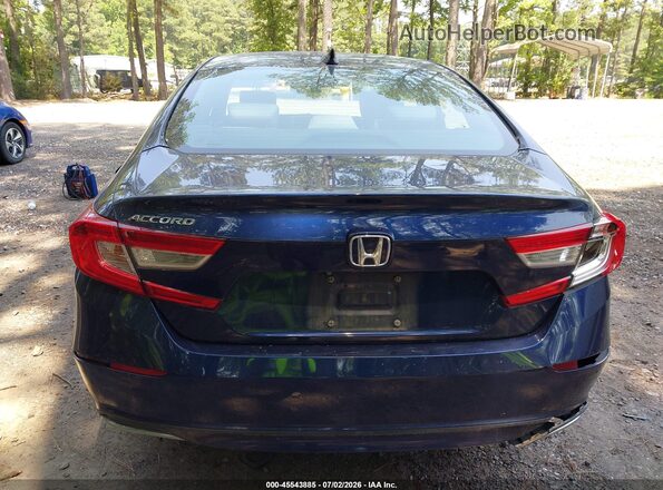 1HGCV1F48JA079137 2018 HONDA ACCORD Dark Blue 