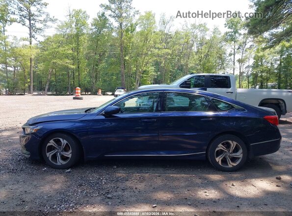 1HGCV1F48JA079137 2018 HONDA ACCORD Dark Blue Vista interior de 360 grados